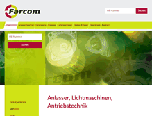 Tablet Screenshot of farcom.de